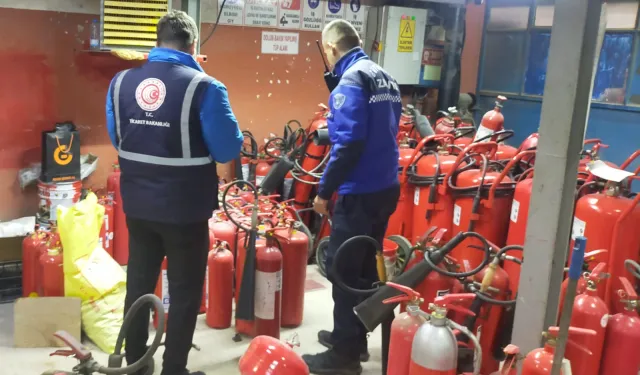 Kocaeli Zabıtası'ndan yangın tüpü fiyatlarına sıkı denetim