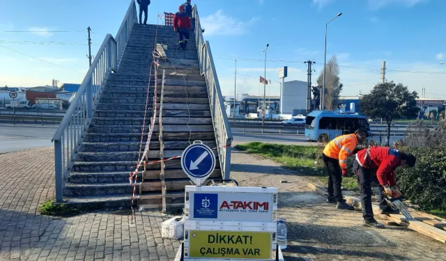 Kocaeli'den Gebze’de üst geçit tadilatı