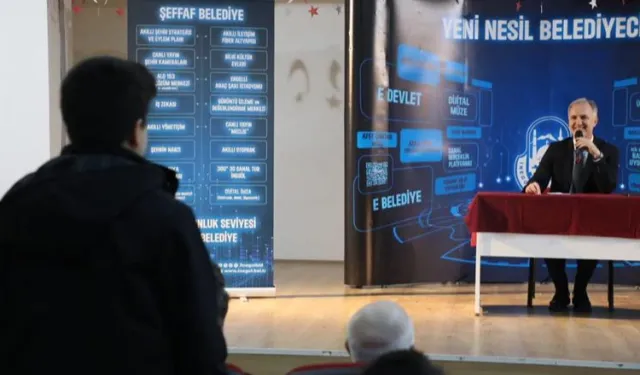 Bursa İnegöl'de Başkan Taban öğrencilerle buluştu