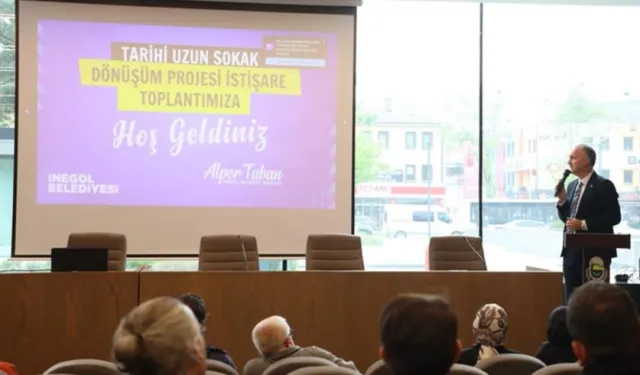 Bursa'da İnegöl'ün çarşı meydanı istişare ile dönüşüyor