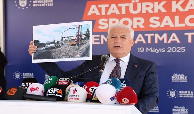 Bursa Atatürk Spor Salonu’nun temeli törenle atıldı