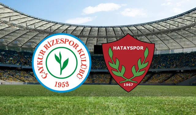 Çaykur Rizespor Hatayspor maçını canlı izle