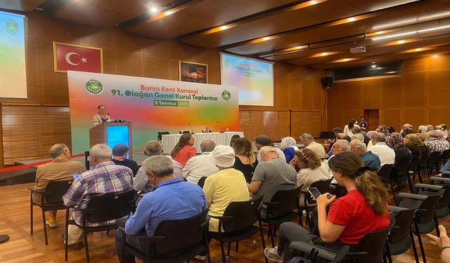 Bursa Kent Konseyi Genel Kurulu'nda kentin 2050 vizyonu konuşuldu