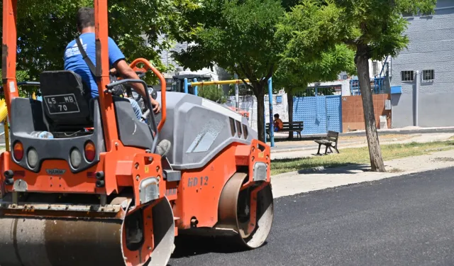 Manisa Büyükşehir'de yol yenilemelerine devam