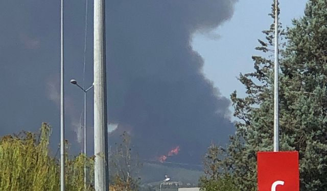 Bursa'da alevler yükseliyor dumanlar şehrin her yerinde