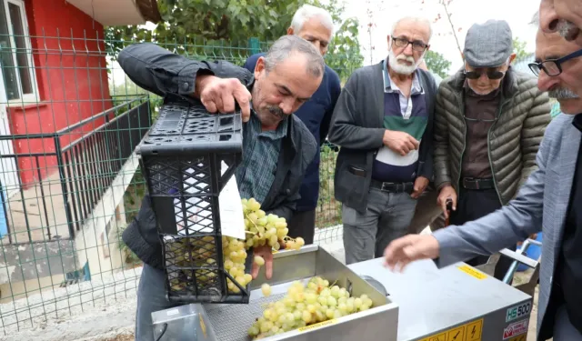 İnegöl'den üzüm hasadını kolaylaştıran destek