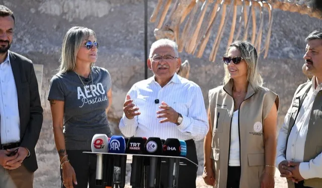 Kayseri'de 7.7 milyon yıllı fosillere yakın takip