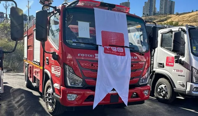 TBB’den Yenikarpuzlu Belediye İtfaiyesi'ne hibe araç