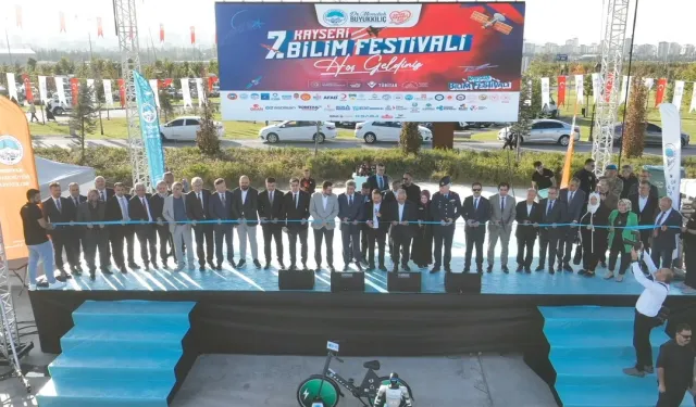 7'nci Kayseri Bilim Festivali açıldı