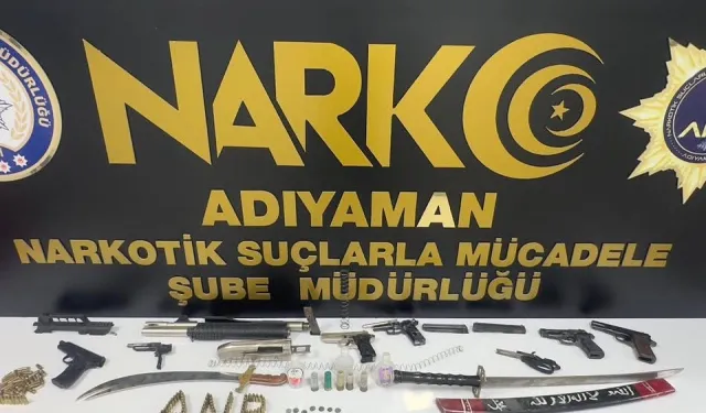 Adıyaman'da uyuşturucu ve asayiş operasyonları