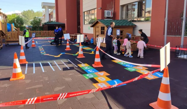 Bursa Büyükşehir'den çocuklara trafik güvenliği eğitimi