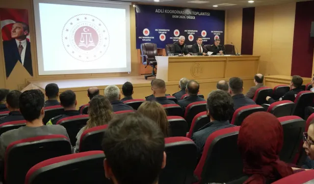 Düzce'de adli koordinasyon toplantısı