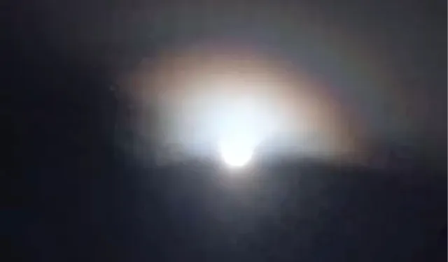 Düzce'de geceyi büyüleyen nadir olay: Ay Gökkuşağı