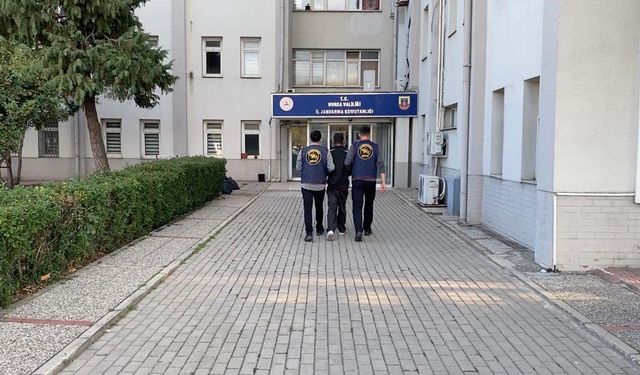 Bursa'da aranan şahıs operasyon ile yakalandı