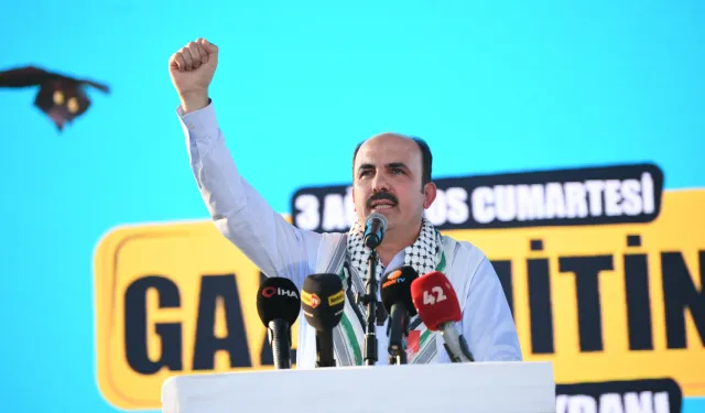 Konya'dan özgür Filistin için maddi destek