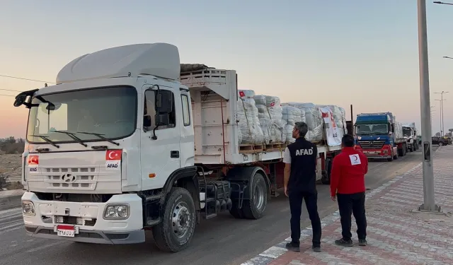 Türkiye'nin Gazze'ye insani seferberliği sürüyor
