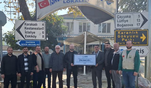 İnegöl İsaören Mahallesi’nden Gazze’ye Büyük Destek