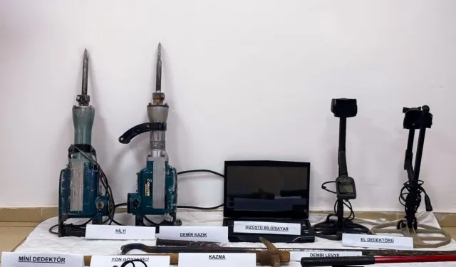 Adıyaman'da define avcılarına suçüstü