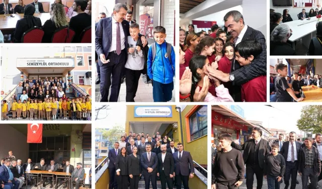 Bakan Tekin'den Bursa ve Balıkesir'de sürpriz ziyaretler