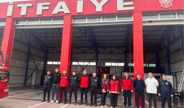 Balıkesir'de itfaiyecilere psikolojik destek