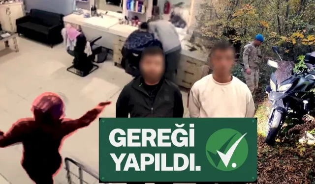 Berber dükkanına silahlı saldırının gereği yapıldı! Şüpheliler Bartın'da yakalandı