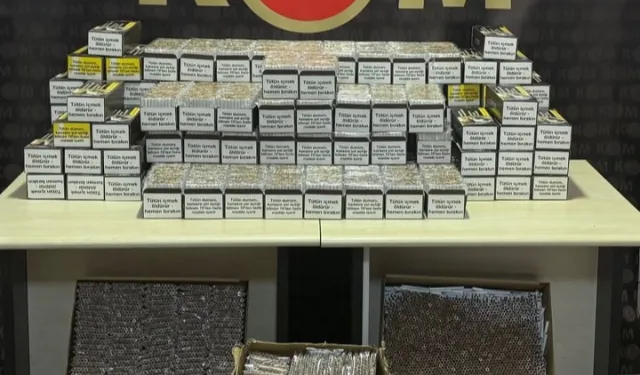 Bilecik Pazaryeri'nde kaçak tütün operasyonu