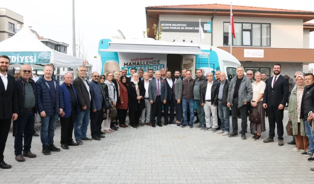 Bursa Nilüfer'de Başkan Özdemir, vatandaşları mahallesinde dinledi