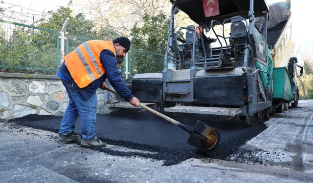 Bursa Osmangazi Belediyesi Çalışıyor Yollar Güzelleşiyor