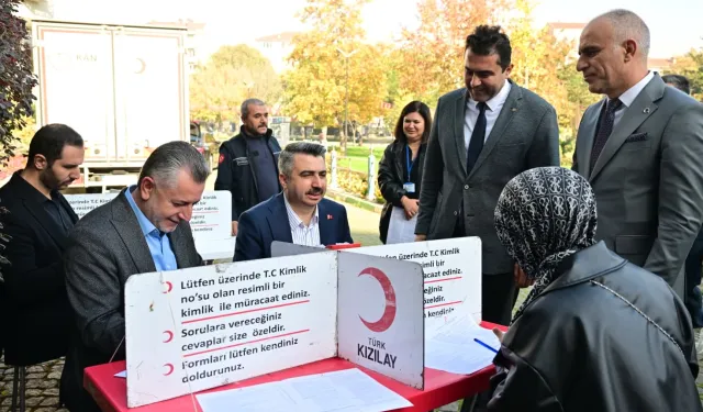 Bursa Yıldırım'dan Kızılay'a tam destek