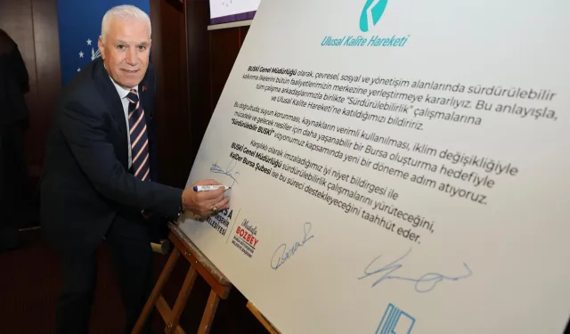 BUSKİ'de kurumsal dönüşüme tarihi adım