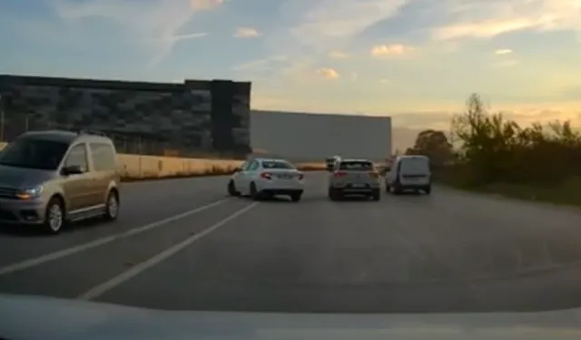 Düzce'de kural tanımazlar zor anlar yaşattı!