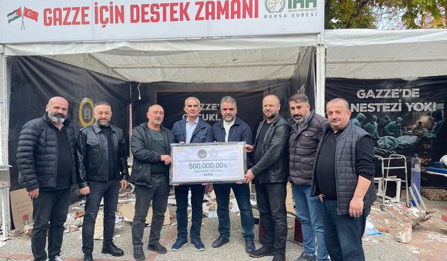 Kafkas yardım derneğinden gazze'ye destek