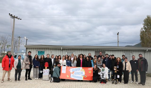 Bursa Nilüfer'de gençler iklim krizini doğada ele aldı