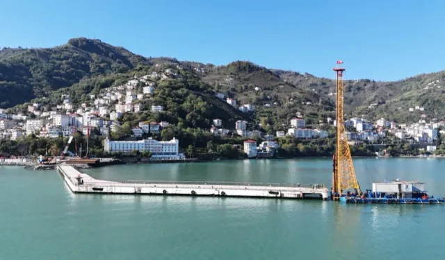 Ordu Altınordu rıhtımı uzatılıyor