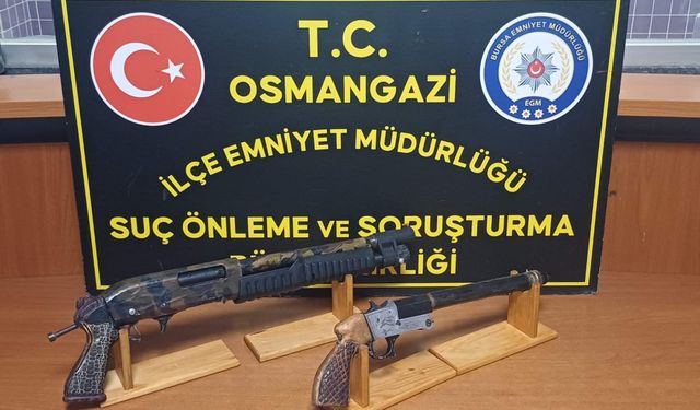 Osmangazi’de Ruhsatsız Silahlara Büyük Darbe