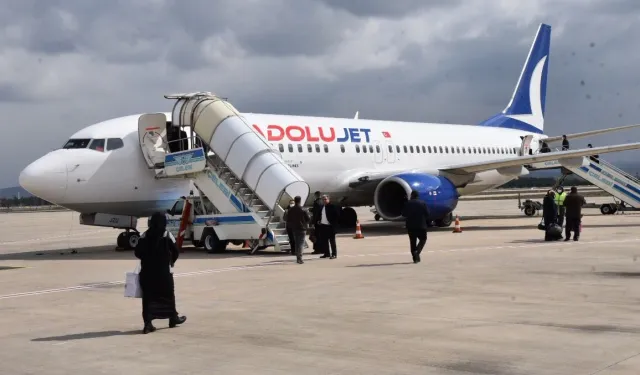 18 bin yolcu Kasım'da Yenişehir Havalimanı'nı kullandı