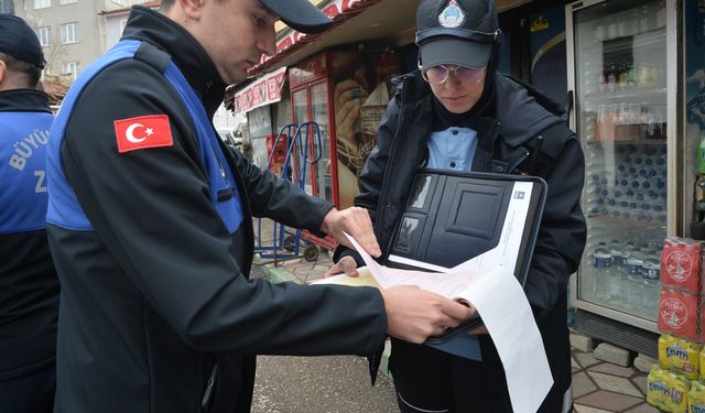 Zabıtadan Bursa Harmancık’ta sıkı denetim