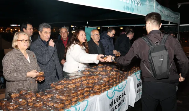 Bursa Nilüfer'de kandil geleneği yaşatıldı