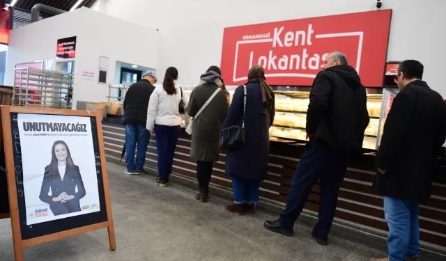 Bursa Osmangazi'de Gülşah Durbay için hayır yemeği