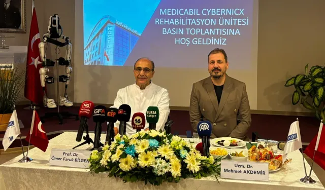 Bursa'da Cyber-Nöro Robotik Yürüme Ünitesi hizmete girdi... Tedavide yeni dönem