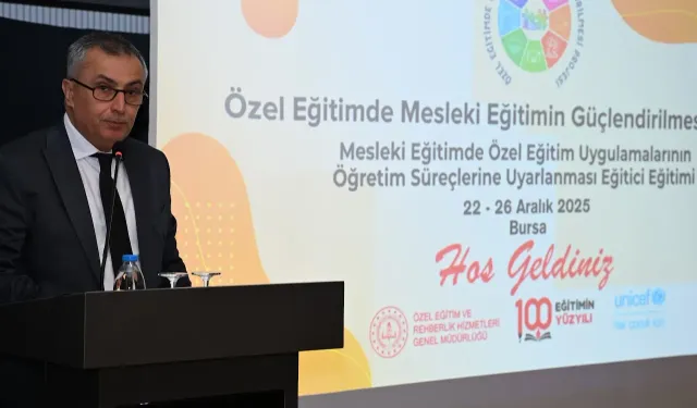 Bursa'da özel eğitimde mesleki eğitim için eğitici eğitimi