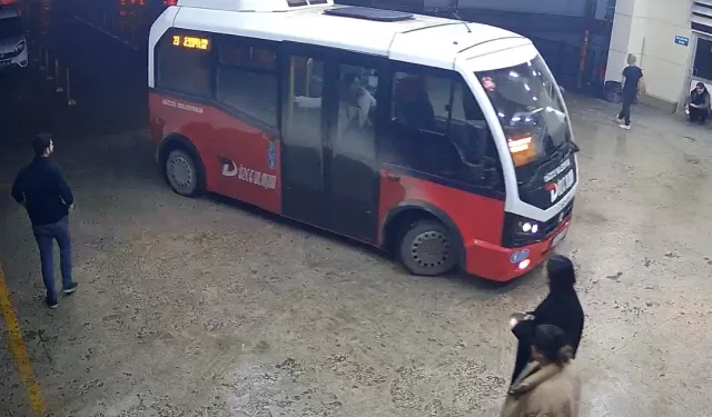 Düzce'de halk otobüsü şoförlerinden örnek davranış