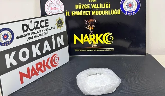 Düzce'de madde kuryesine tutuklama!