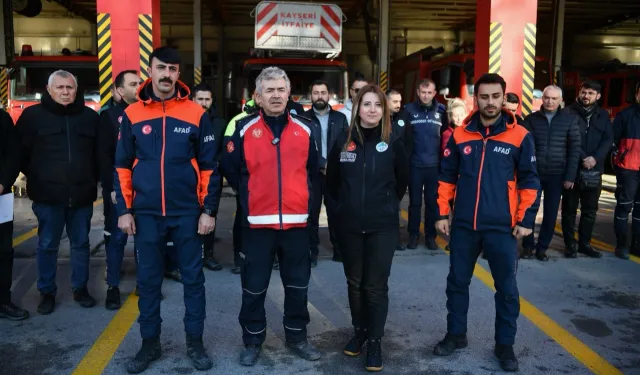 Kayseri itfaiyesinden ağır akreditasyon eğitimleri
