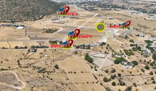 Kayseri Talas'ta 14 prestijli villa satışa çıkıyor