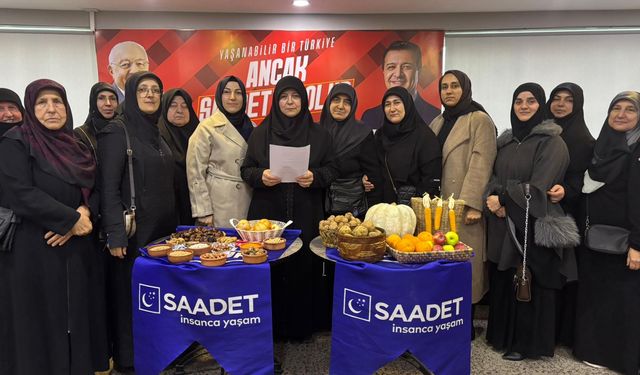 Saadet Partisi Kadın Kollarından yerli malı haftası açıklaması