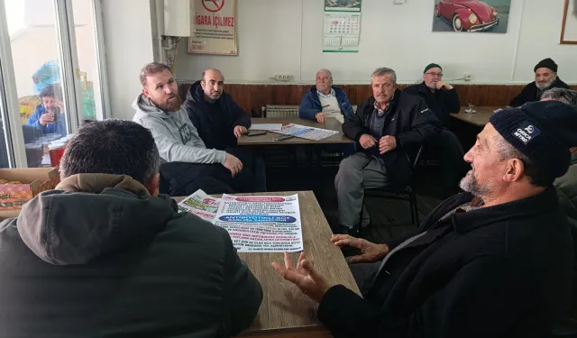 Bilecik Pazaryeri'nde üreticiye tarımsal bilgilendirme