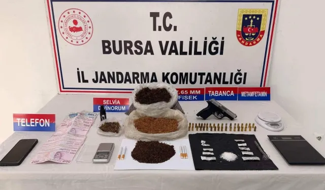 Bursa Yıldırım'da 1 kilogram sentetik madde ele geçirildi