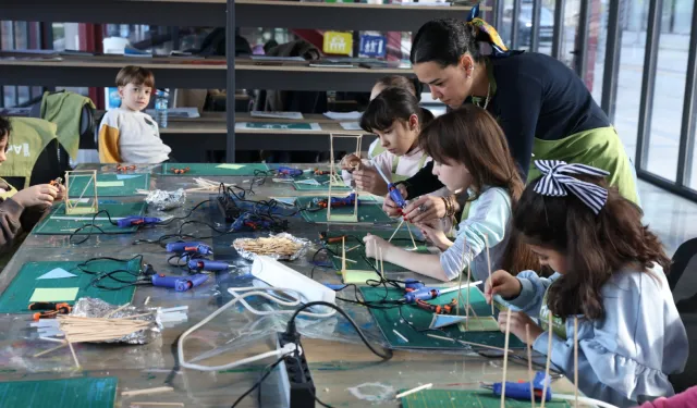 Bursa'da Nilüferli çocukların tatili dolu dolu geçiyor