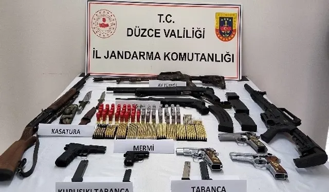Düzce'de jandarmadan operasyon